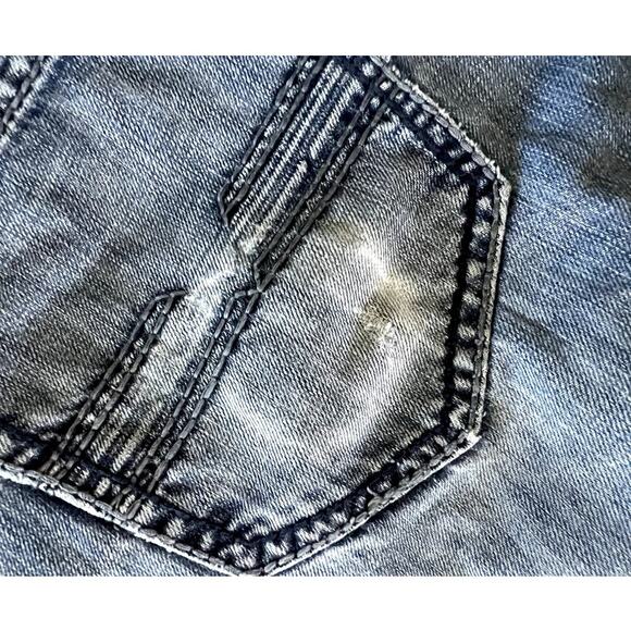 Safari Boot cut denim jeans, men's size 36 x 32L * Snuff Can Ring Pocket. - Picture 9 of 9